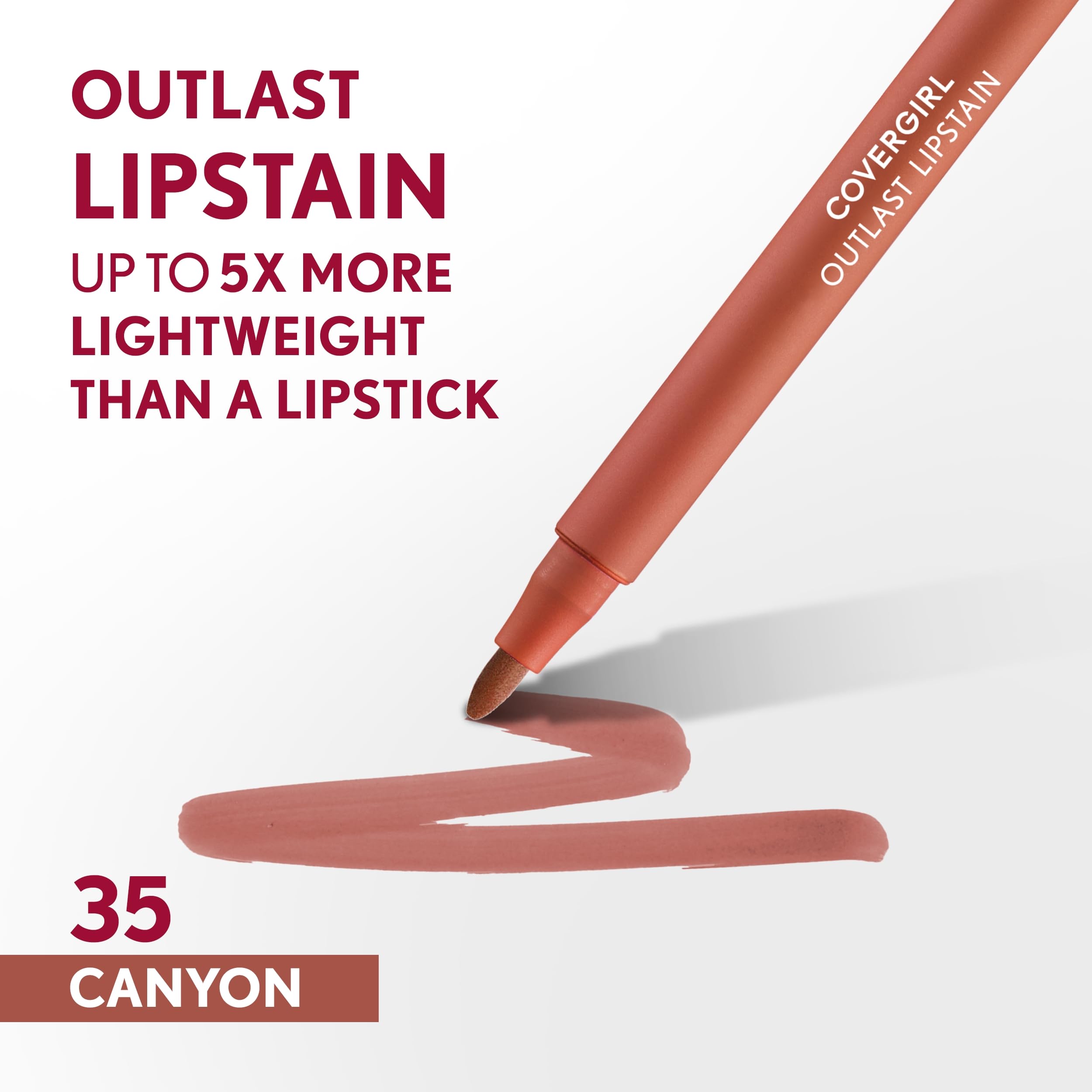 Foto 7 pulgar | Paquete De Pintalabios Covergirl Outlast Jazzberry 40 Y Canyon 35 - Venta Internacional.