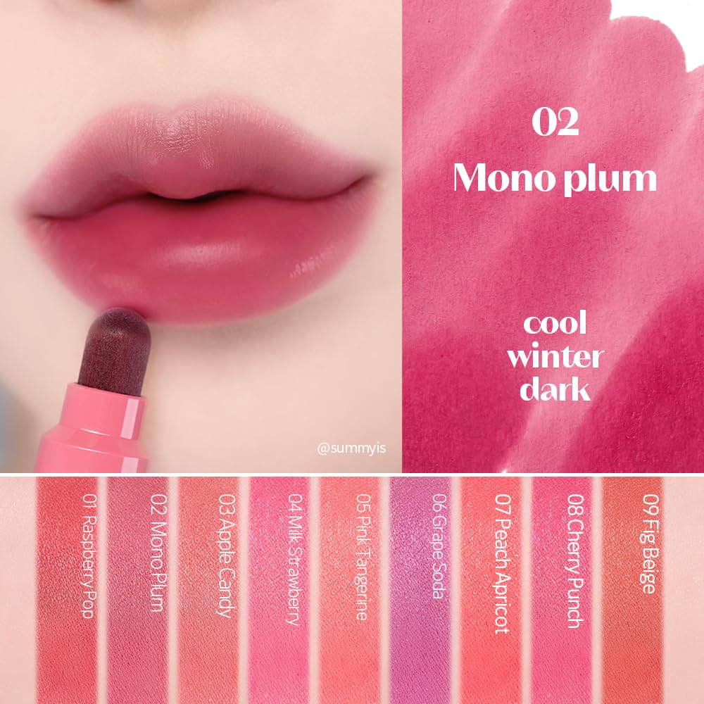 Foto 4 pulgar | Tinte Labial Etude Dear Darling #2 Mono Plum, 5 Ml - Venta Internacional.