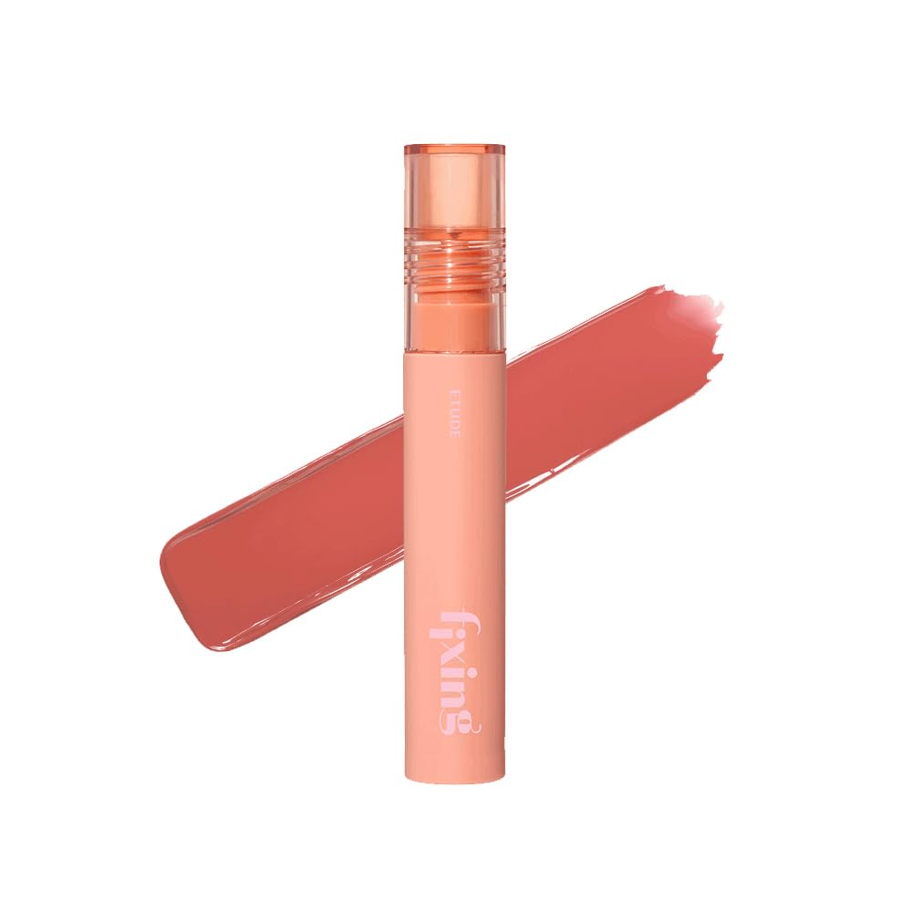 Foto 2 pulgar | Lápiz Labial Líquido Etude Fixing Tint #03 Mellow Peach, 4 Ml - Venta Internacional.