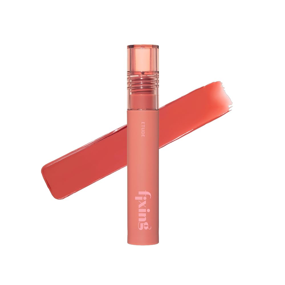 Foto 2 pulgar | Lápiz Labial Líquido Etude Fixing Tint #19 Coral Breeze, 4 Ml - Venta Internacional.