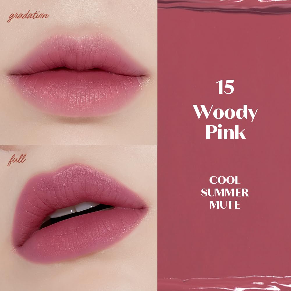 Foto 4 pulgar | Lápiz Labial Líquido Etude Fixing Tint #15 Woody Pink, 4 Ml - Venta Internacional.