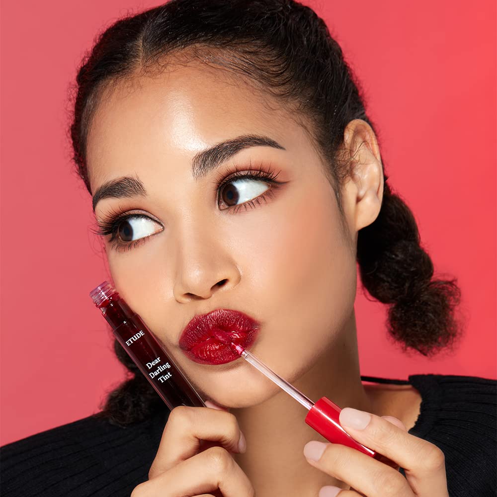 Foto 3 pulgar | Tinte Labial Etude Dear Darling Water Gel Tint Dracula Red Rd302 - Venta Internacional.