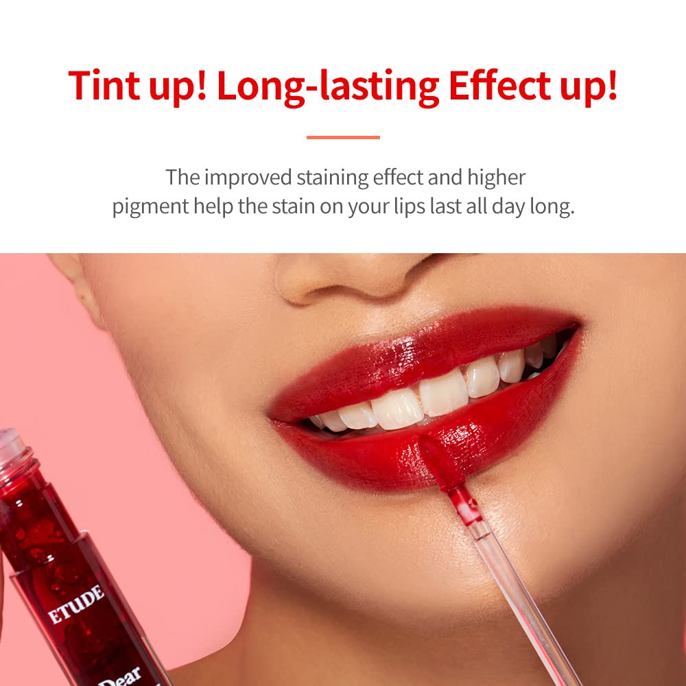 Foto 7 pulgar | Tinte Labial Etude Dear Darling Water Gel Tint Dracula Red Rd302 - Venta Internacional.
