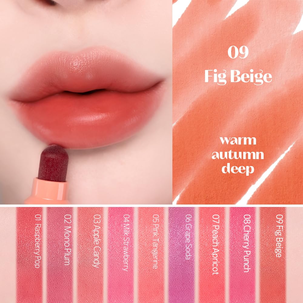 Foto 4 pulgar | Tinte Labial Etude Dear Darling Roker Tint #9 Fig Beige, 5 Ml - Venta Internacional.