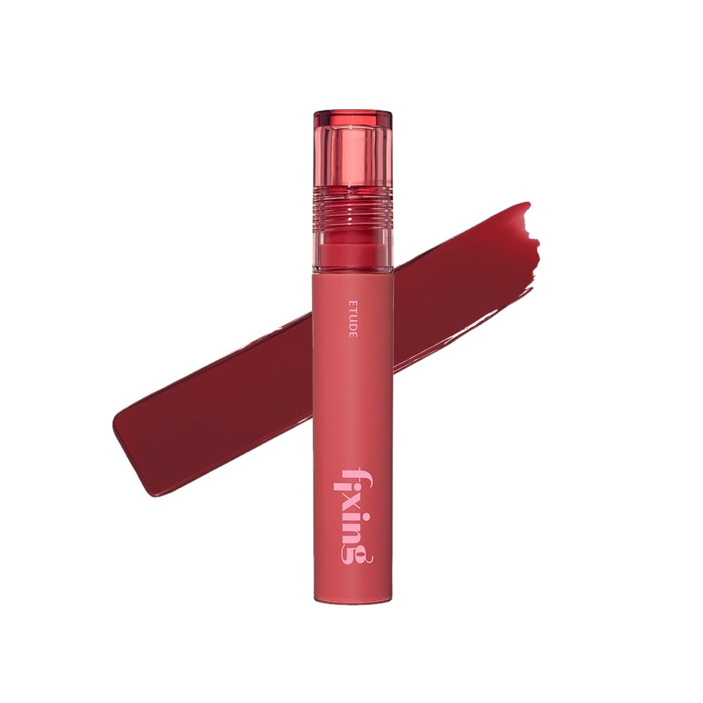 Foto 2 pulgar | Lápiz Labial Líquido Etude Fixing Tint #17 Berry Red, 4 Ml - Venta Internacional.