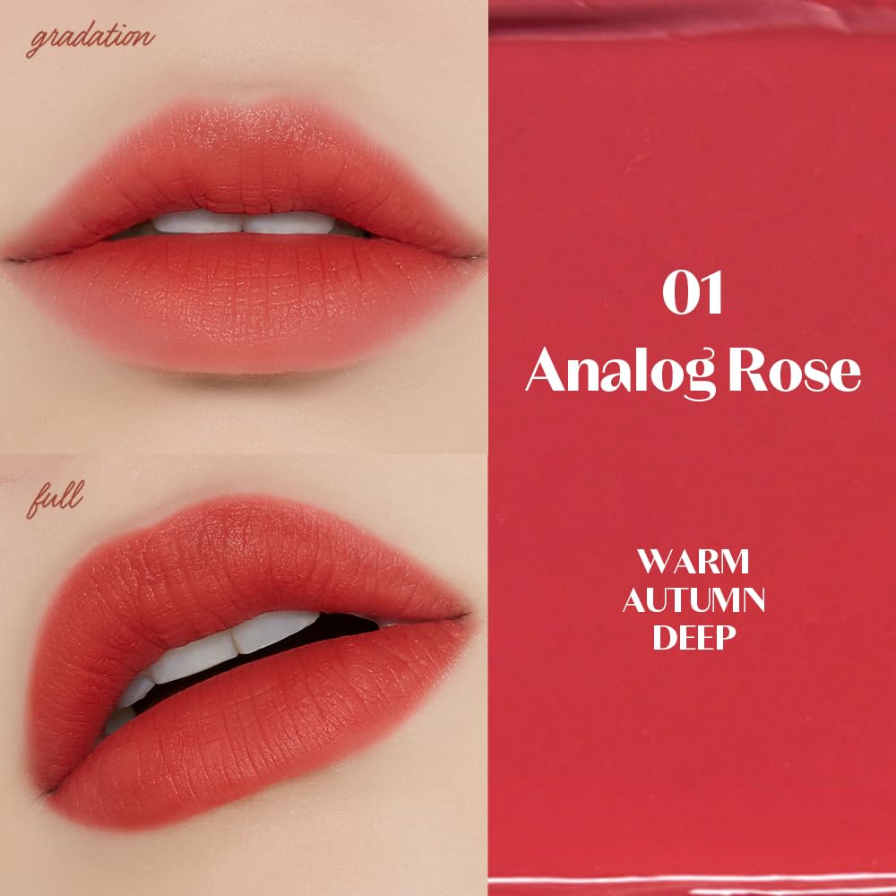 Foto 4 pulgar | Lápiz Labial Líquido Etude Fixing Tint #01 Analog Rose, 4 Ml - Venta Internacional.