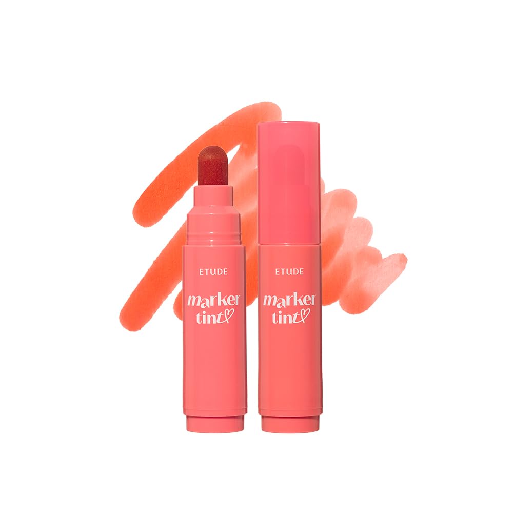 Tinte Labial Etude Dear Darling Roker Tint #7 Peach Apricot, 5 Ml - Venta Internacional.