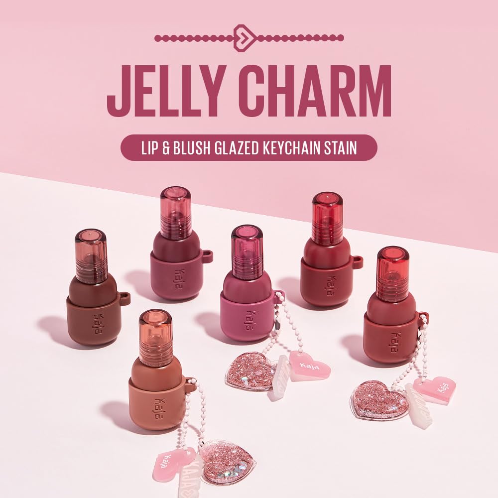 Foto 3 pulgar | Lip & Blush Jelly Charm 05 Peach Fizz Kaja Con Llavero - Venta Internacional.