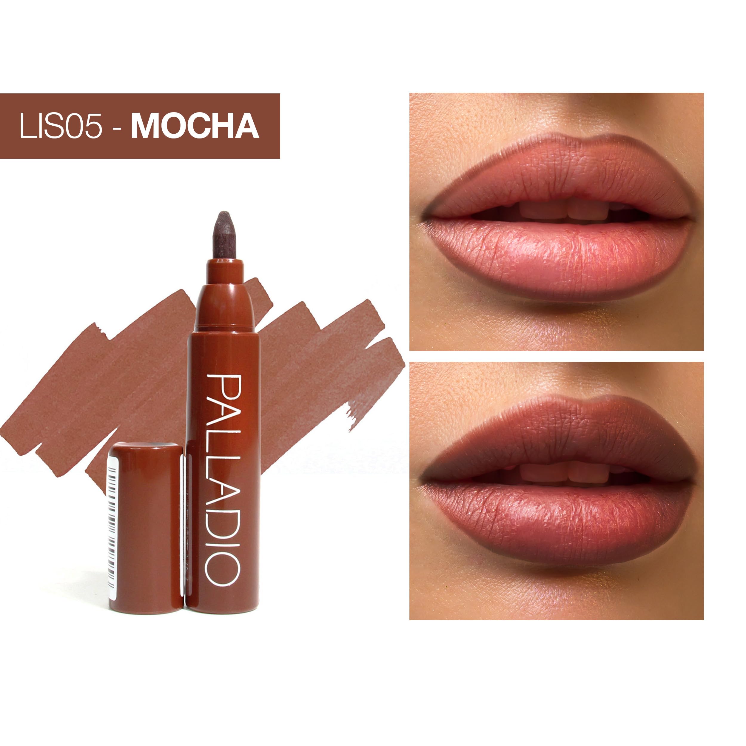 Foto 4 pulgar | Crema Hidratante Impermeable De Color Moca Lip Stain Palladio - Venta Internacional.