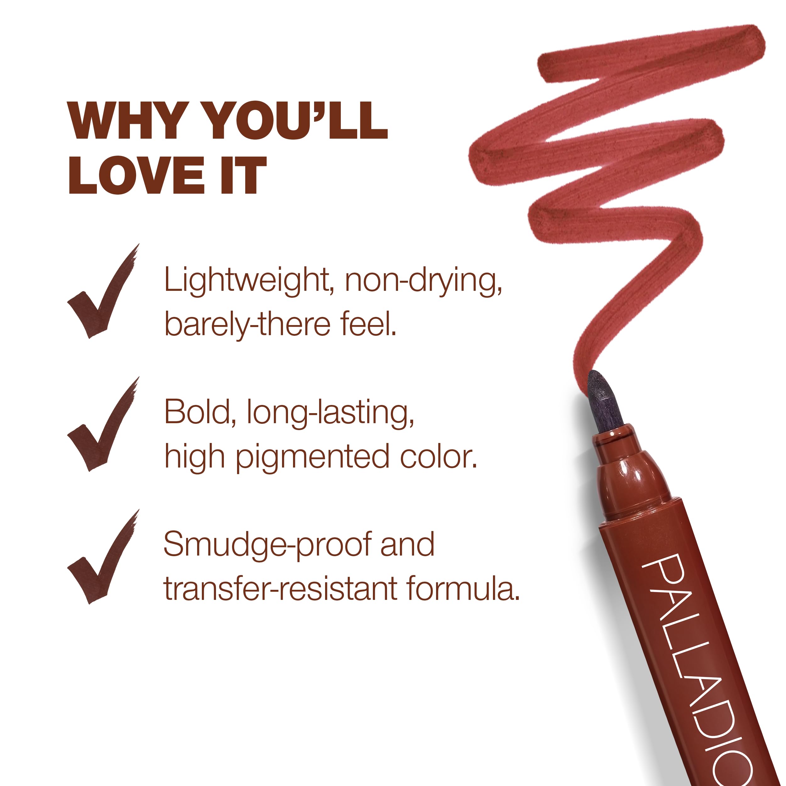 Foto 7 pulgar | Crema Hidratante Impermeable De Color Moca Lip Stain Palladio - Venta Internacional.