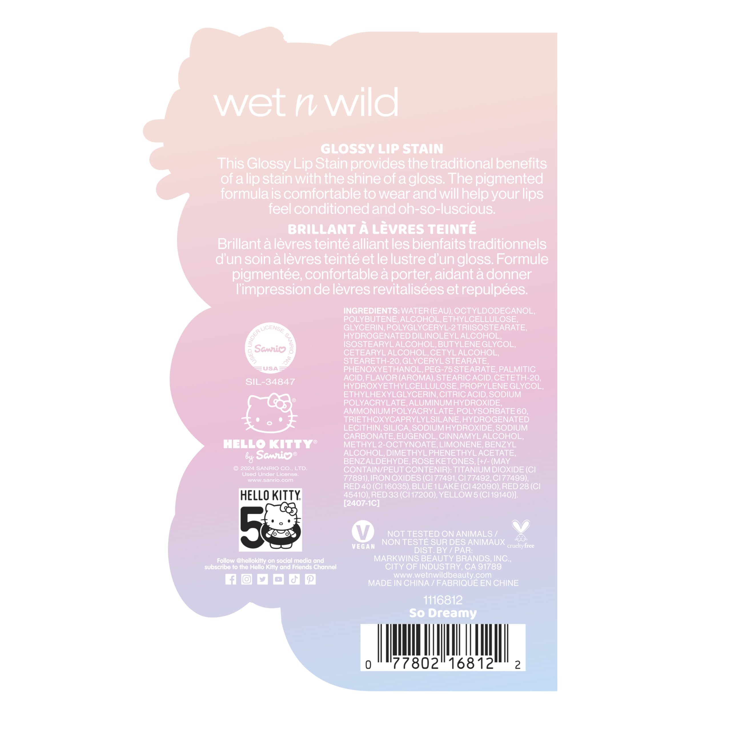 Foto 5 | Tinte Labial Húmedo Y Salvaje Con Aroma A Tarta De Manzana Cálida De Hello Kitty - Venta Internacional.