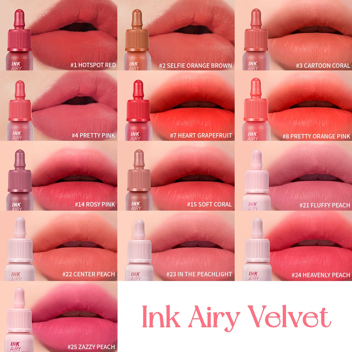 Foto 6 pulgar | Tinte de Labios Peripera Ink Airy Velvet 004 Pretty Pink 4 ml - Venta Internacional