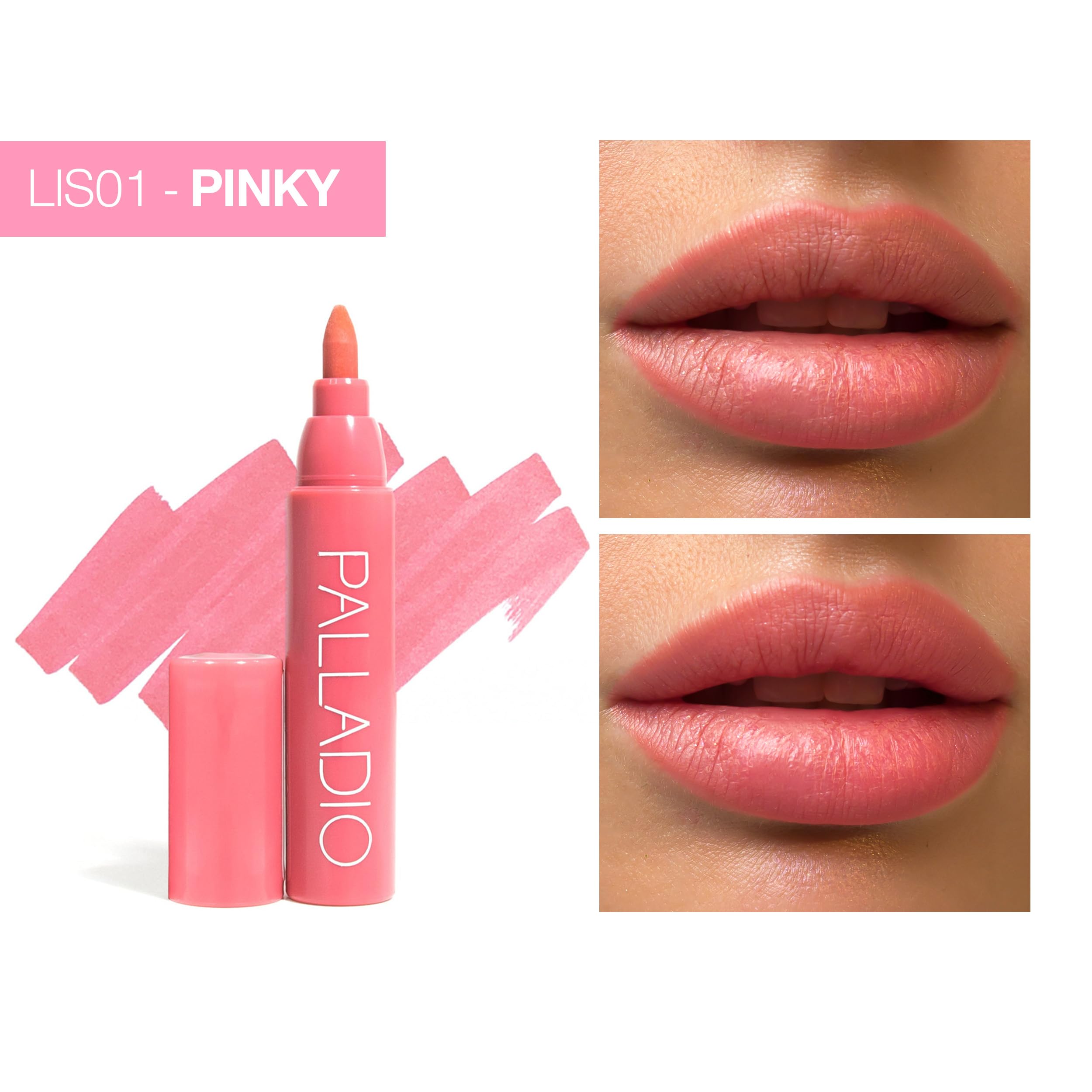 Foto 4 pulgar | Tinte Labial Palladio  Hidratante  Impermeable  Mate  Color Rosa - Venta Internacional.