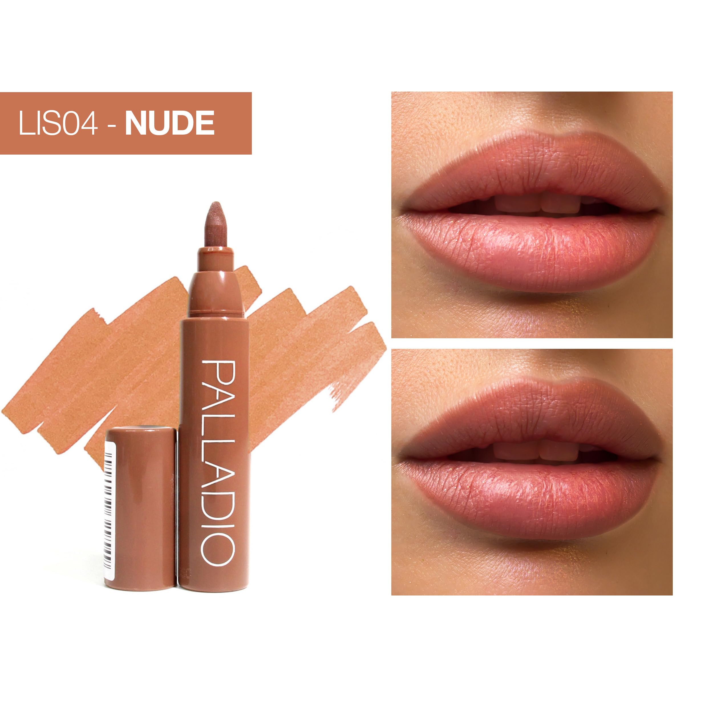 Foto 4 pulgar | Tinte Labial Palladio Hidratante Impermeable Matte Nude - Venta Internacional.