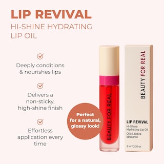 Foto 2 | Aceite Hidratante Para Labios Lip Revival Hi-shine Beauty For Real - Venta Internacional.