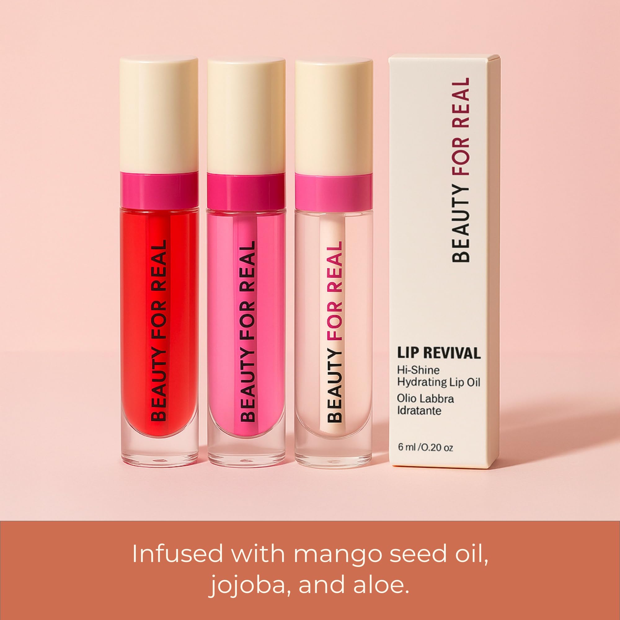 Foto 6 pulgar | Aceite Hidratante Para Labios Lip Revival Hi-shine Beauty For Real - Venta Internacional.