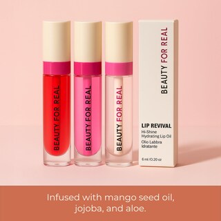 Foto 5 | Aceite Hidratante Para Labios Lip Revival Hi-shine Beauty For Real - Venta Internacional.