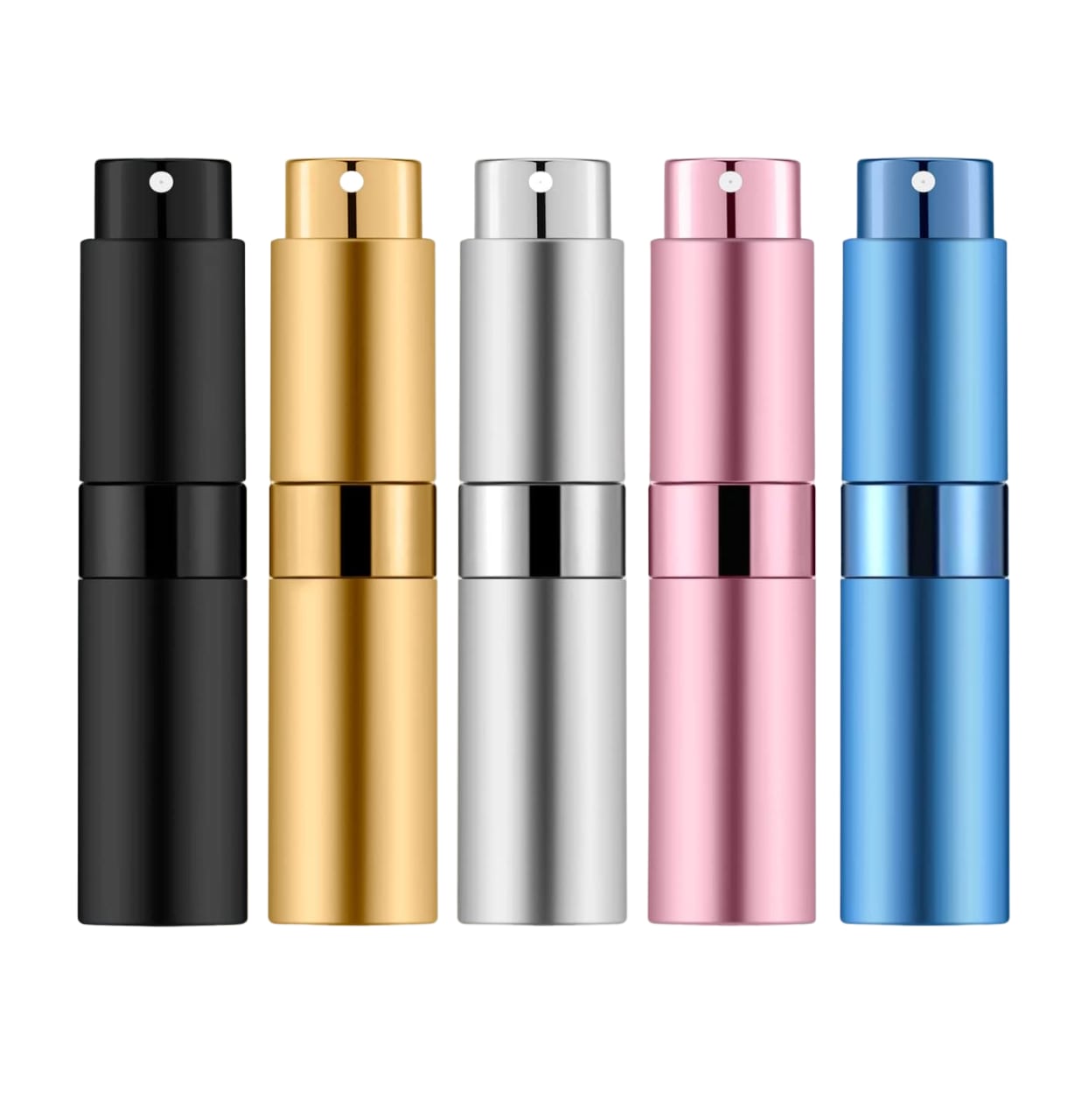 Miniatomizador Belug Multicolor 5 Piezas de 8 ml C/U $689
