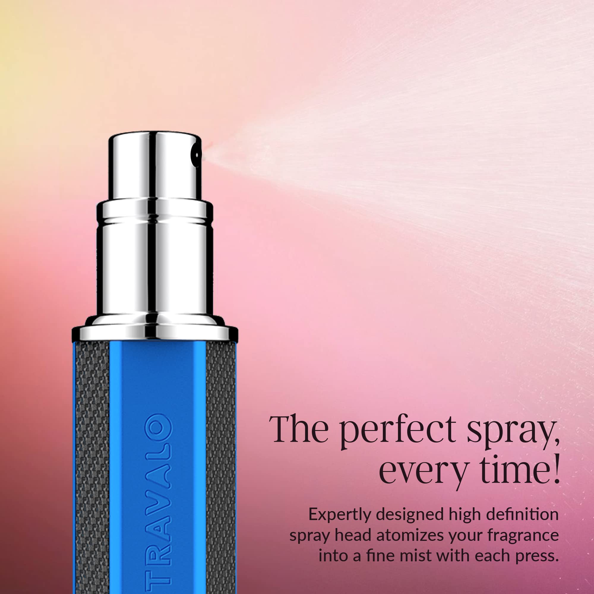 Foto 6 pulgar | Atomizador De Perfume Travalo Vector Recargable De 5 Ml Con Funda Negra - Venta Internacional.