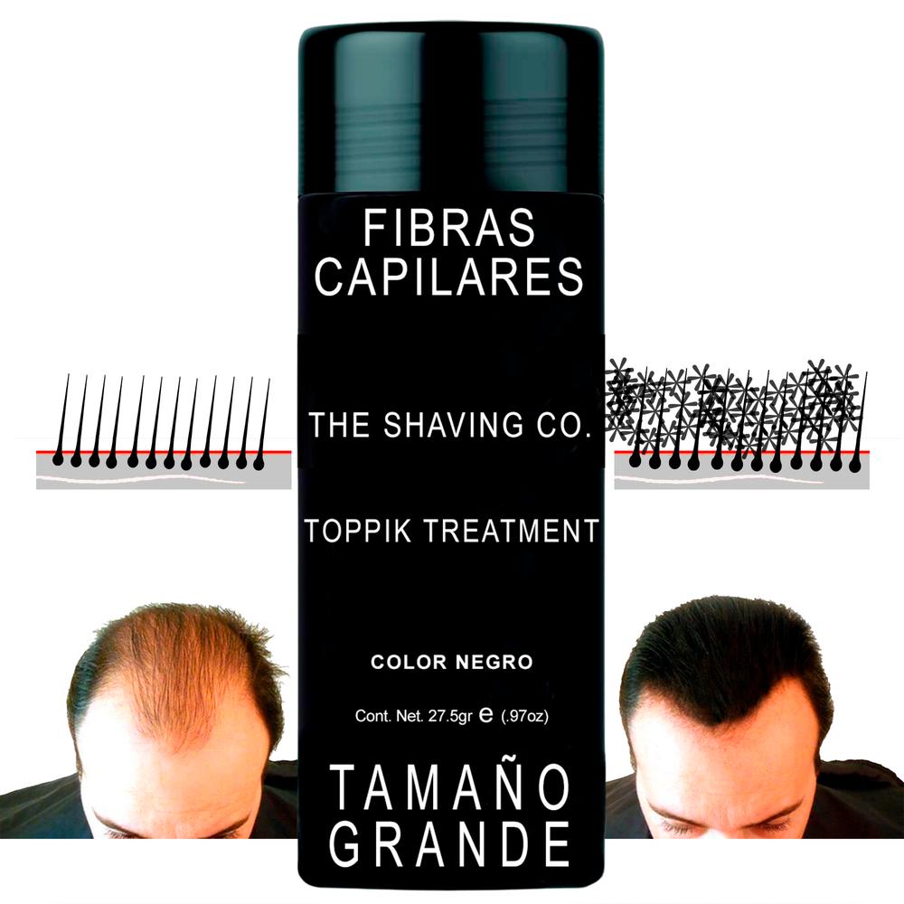 Foto 2 pulgar | The Shaving Co. Toppik Treatment Cafe Oscuro Fibras Capilares Tamaño Grande