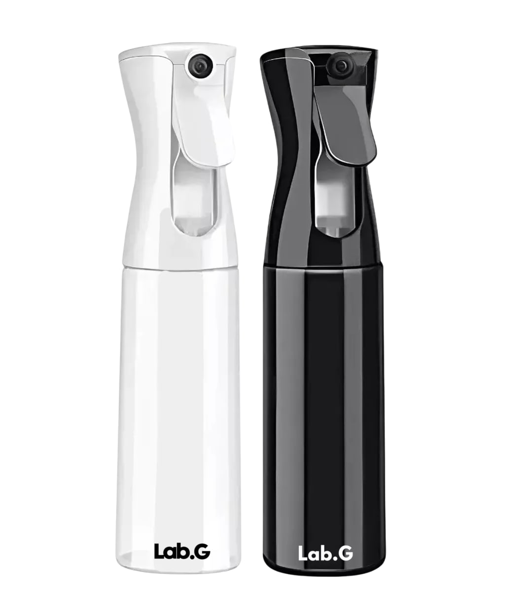 Botella Spray Atomizador Lab.g De Alta Presión Peluquería 2 Pack Blanco Negro $449