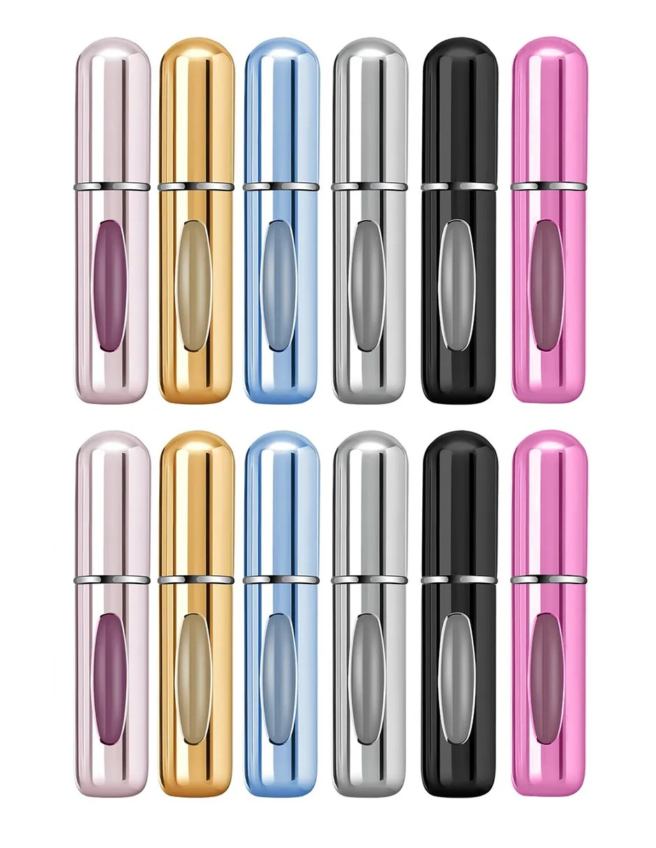 Foto 3 pulgar | 12 Pzs Mini Atomizador Para Perfume Portatil + Gratis Termo Güish De Regalo