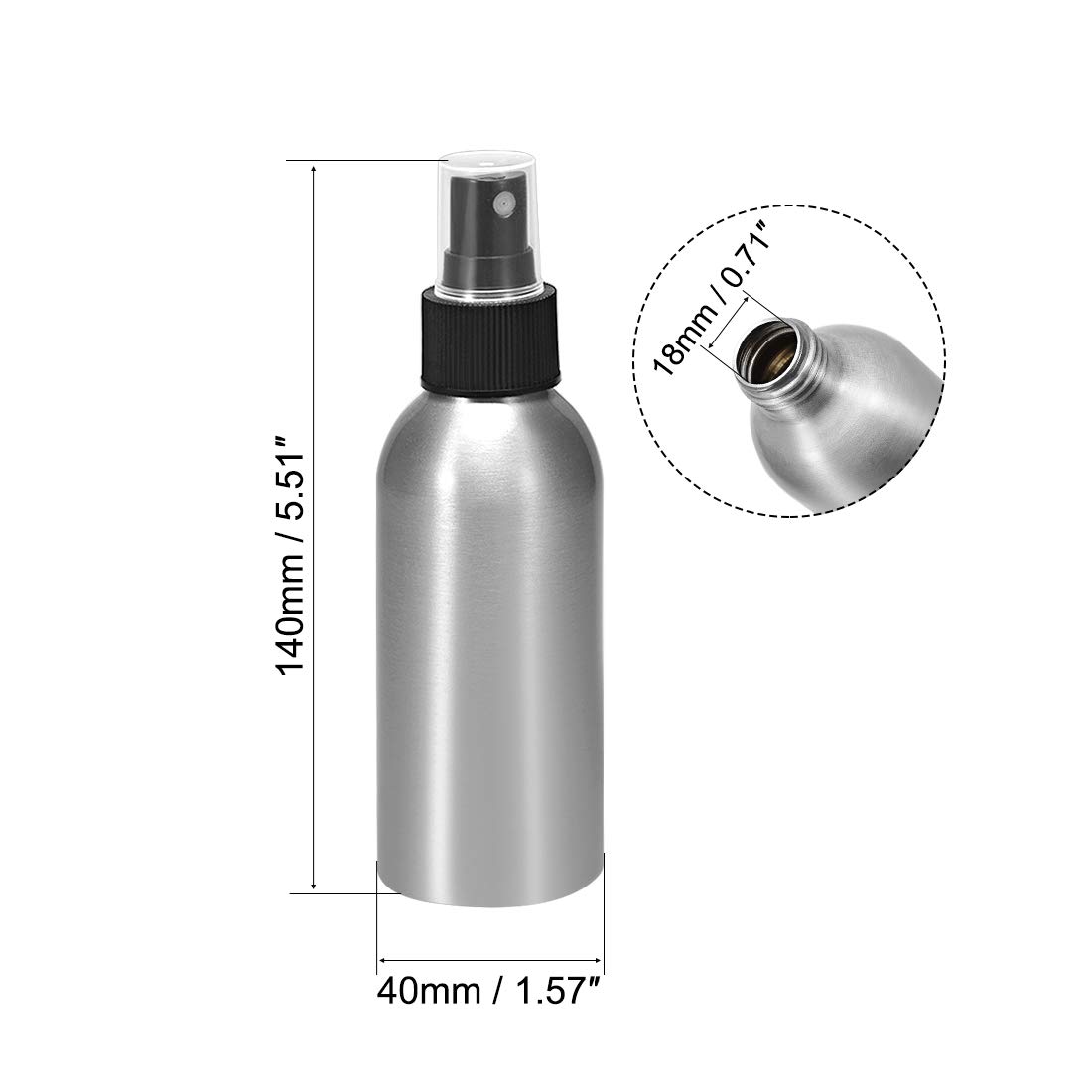 Foto 4 pulgar | Botella de Aerosol Uxcell 3 Piezas - Venta Internacional