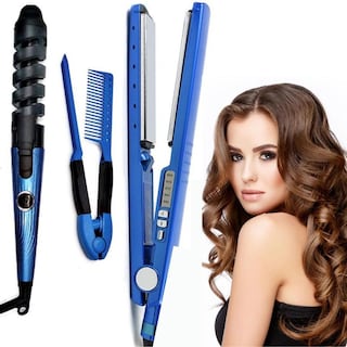 Foto 1 | Kit Plancha 450° + Rizador + Peine Cabello Gama Titanio Pro
