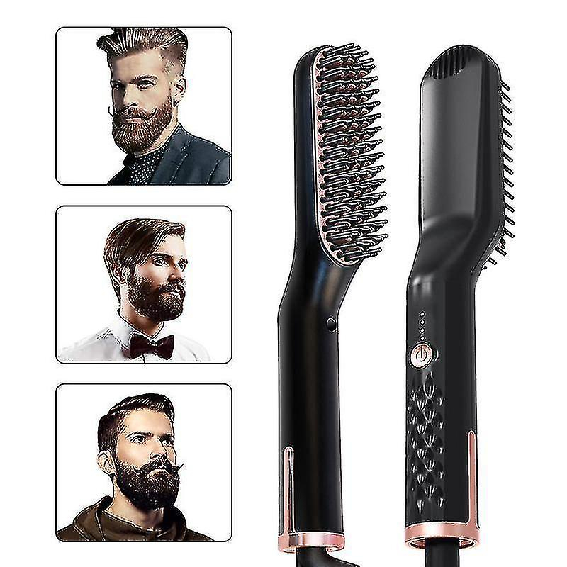 Foto 3 pulgar | Cepillo Alisador De Pelo Para Hombre  Forma Suave  Antiestático - Venta Internacional.