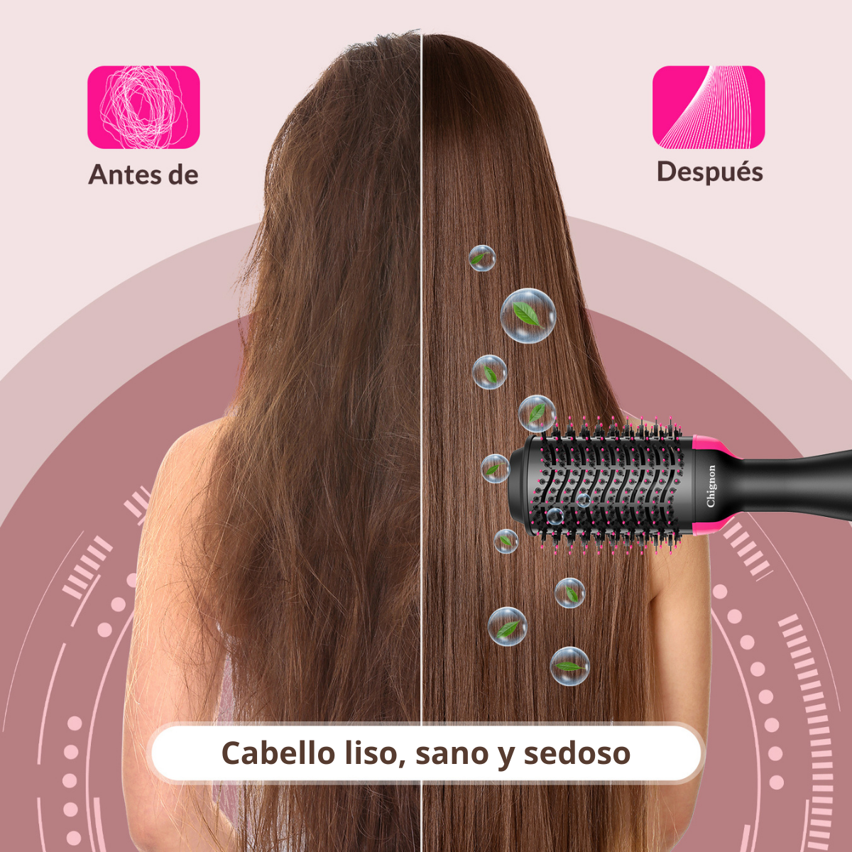 Foto 4 pulgar | Kit Para Estilista Secador De Pelo Rizador Plancha Y Peine