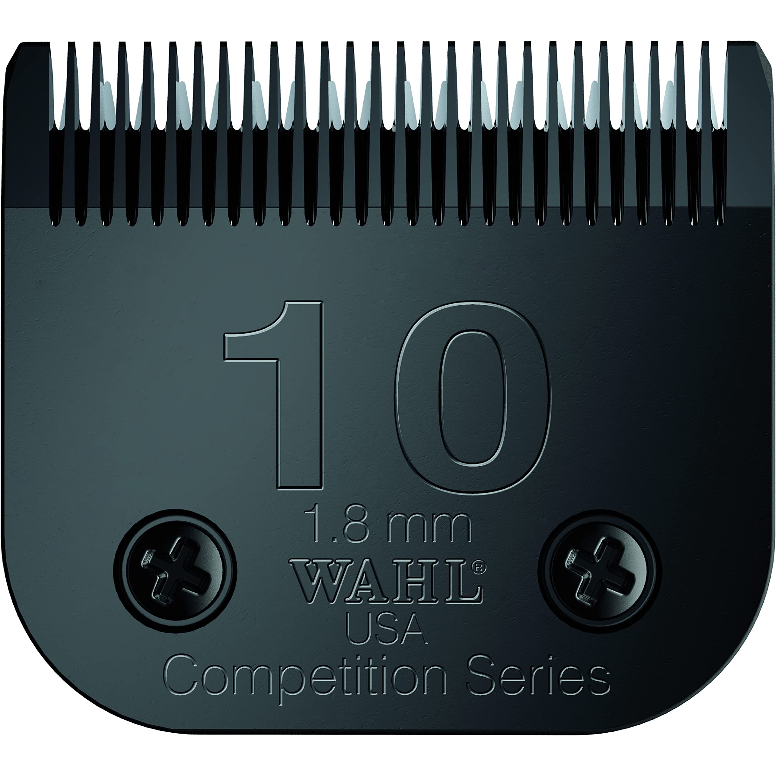 Clipper Blade Wahl Professional Animal #10 De Corte Mediano, Color Negro - Venta Internacional.