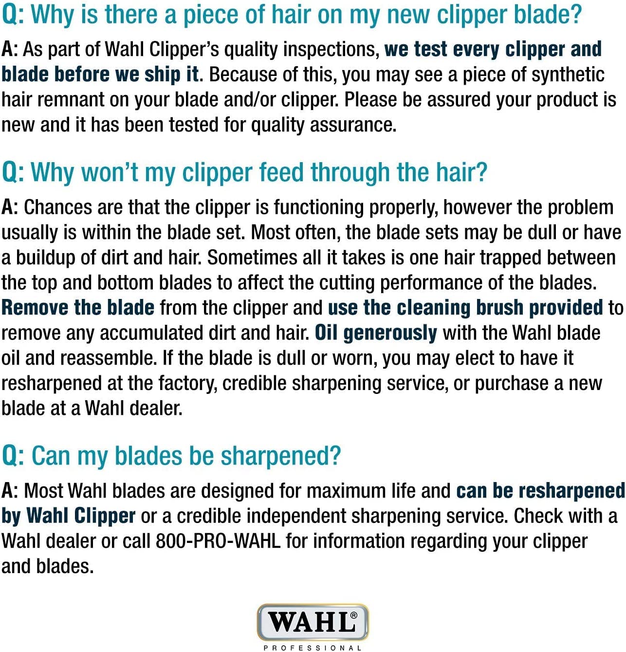 Foto 6 pulgar | Clipper Blade Wahl Professional Animal #10 De Corte Mediano, Color Negro - Venta Internacional.