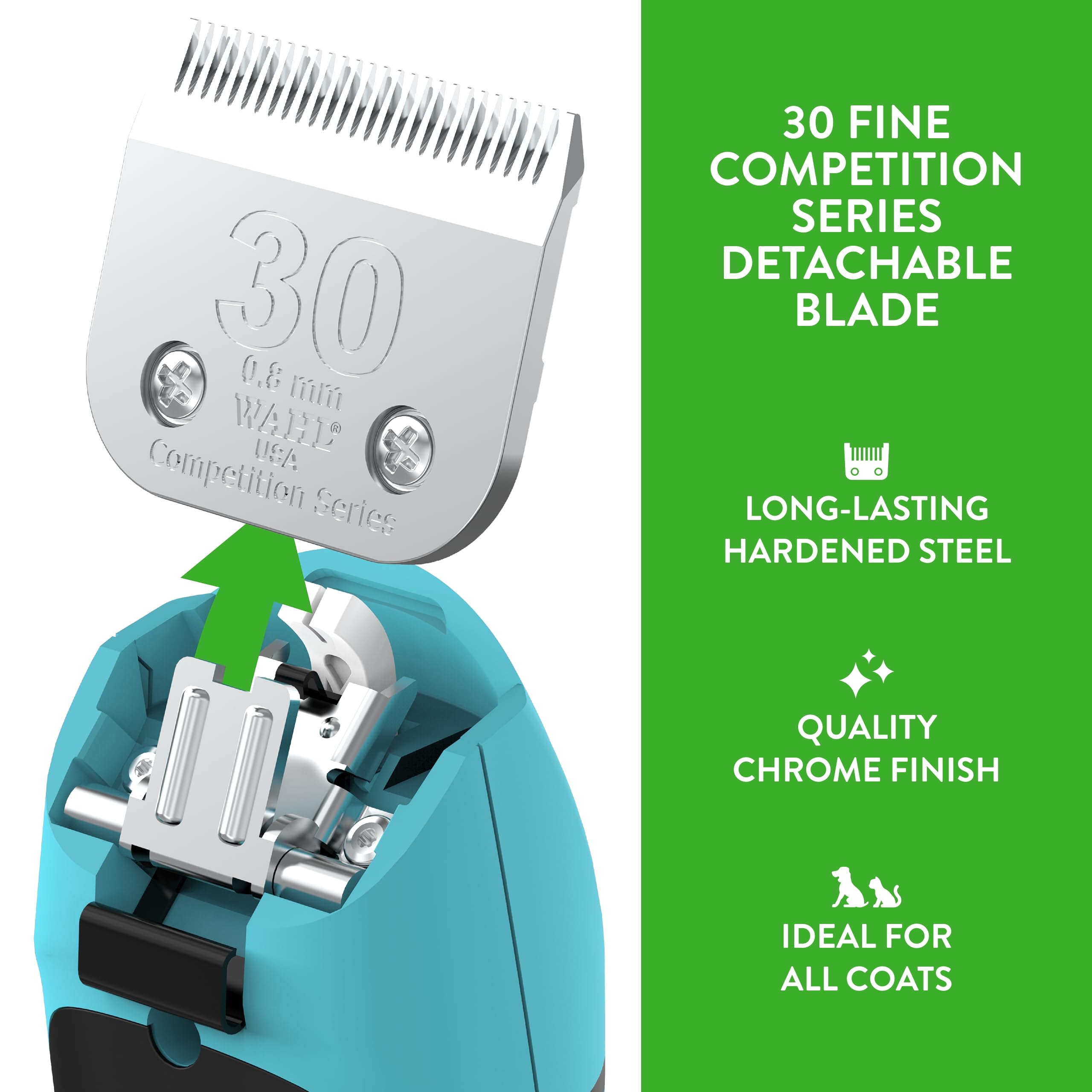 Foto 4 | Competencia Fina Clipper Blade Wahl Professional Animal #30 - Venta Internacional.