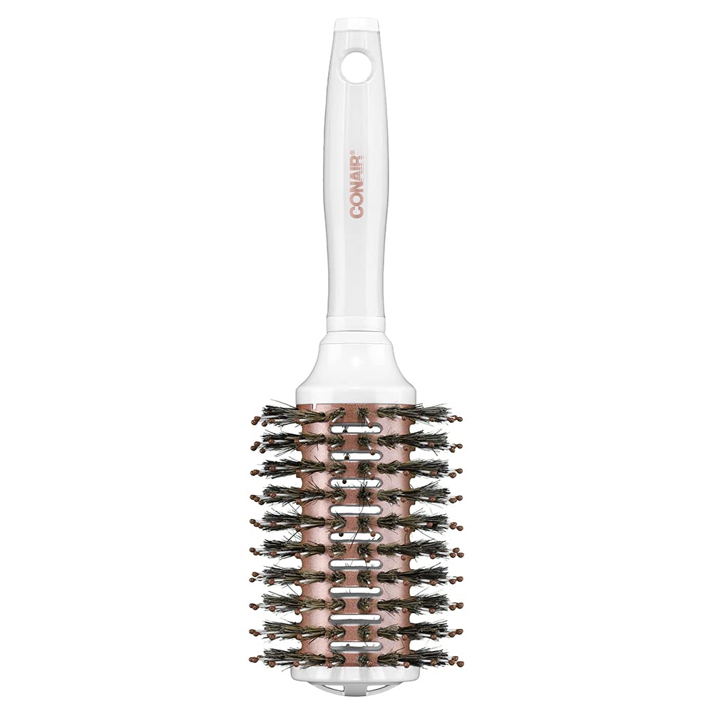 Cepillo Redondo Conair Ceramic para Secar con Secador con Cerdas de Jabalí - Venta Internacional