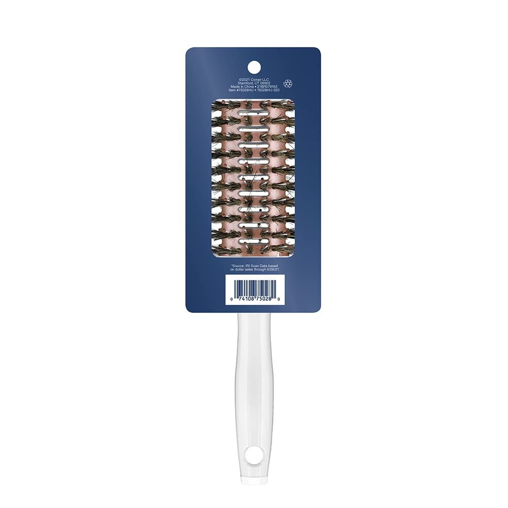 Foto 5 pulgar | Cepillo Redondo Conair Ceramic para Secar con Secador con Cerdas de Jabalí - Venta Internacional