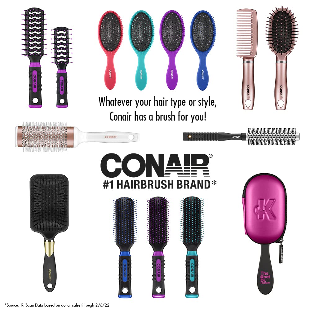 Foto 8 pulgar | Cepillo Redondo Conair Ceramic para Secar con Secador con Cerdas de Jabalí - Venta Internacional