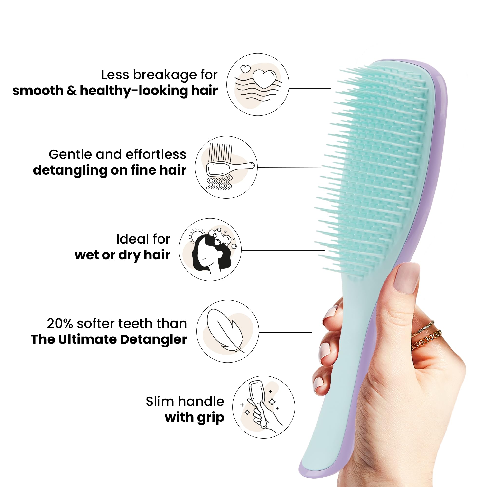 Foto 4 | Cepillo Tangle Teezer para Cabello-Venta Internacional