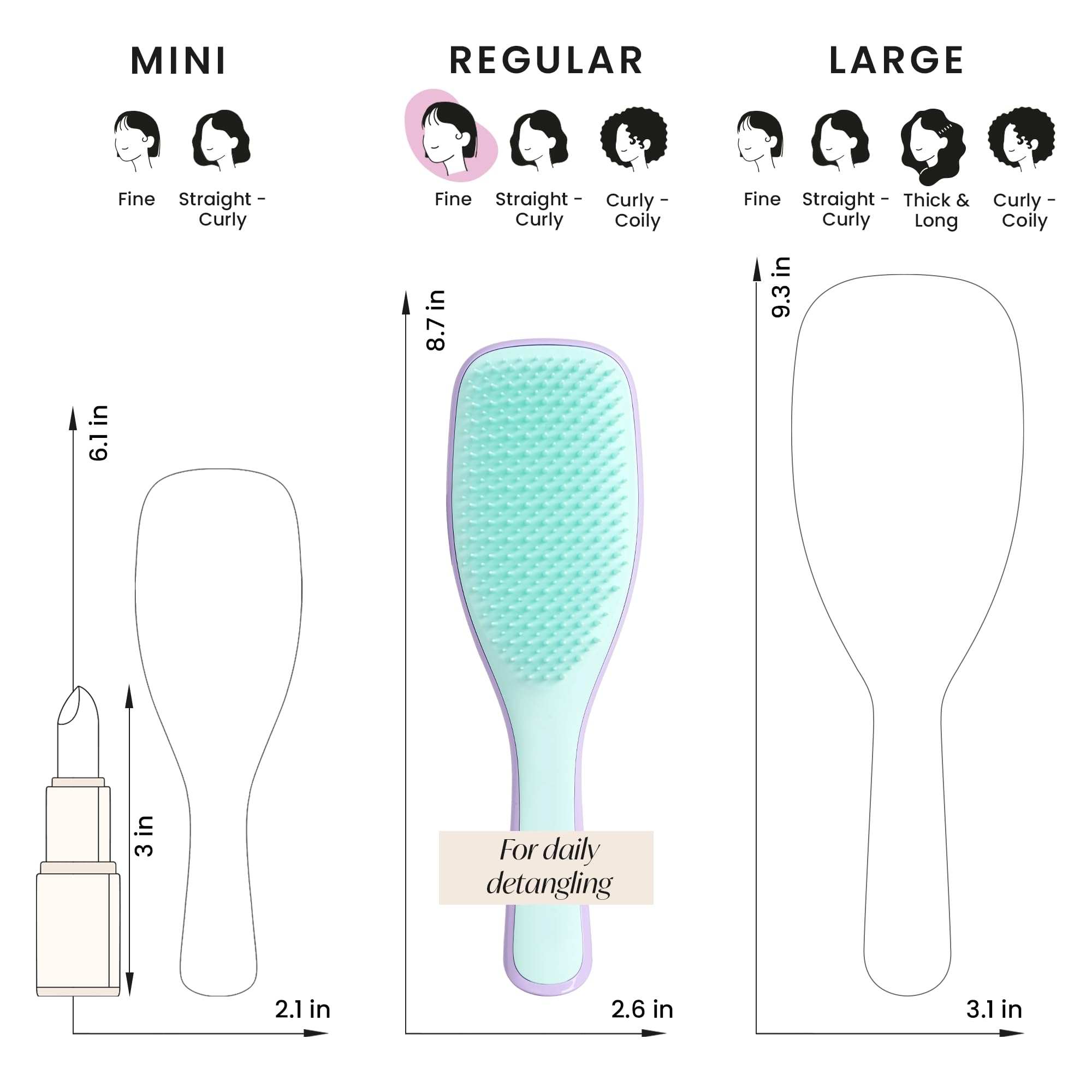 Foto 7 | Cepillo Tangle Teezer para Cabello-Venta Internacional