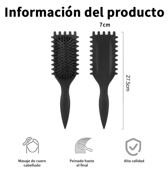 Foto 3 pulgar | Xtellar Bounce Curl - Cepillo Aspiracional Que Define, Estiliza Y Fortalece Cabello Rizado