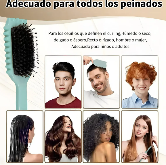 Foto 4 pulgar | Xtellar Bounce Curl - Cepillo Aspiracional Que Define, Estiliza Y Fortalece Cabello Rizado