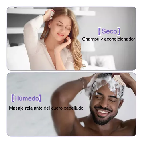 Foto 3 pulgar | Masajeador De Cuero Cabelludo, 2 Cepillos Para Ducha Cabello