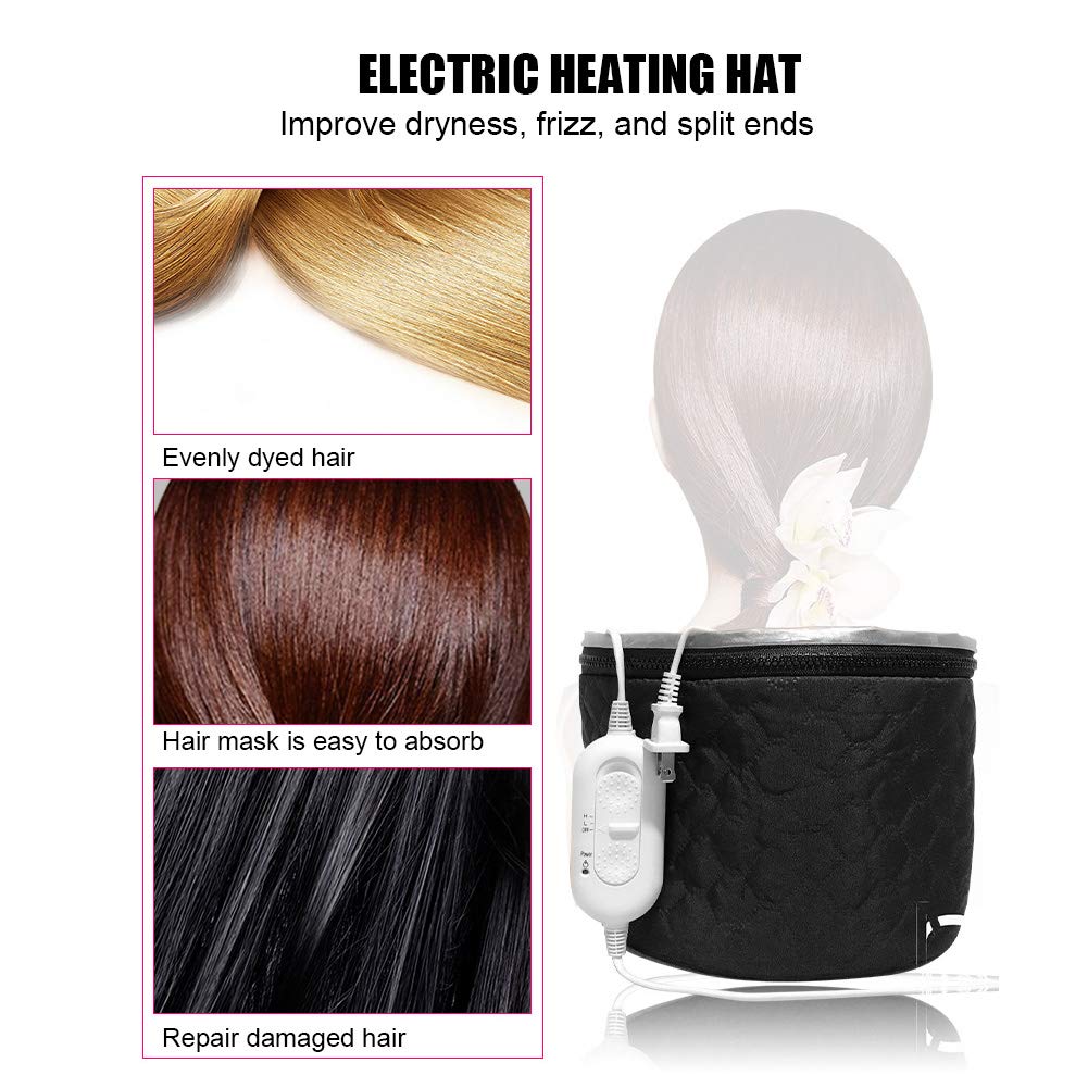 Foto 5 pulgar | Gorra Vaporizadora De Cabello Sonew, Gorra Térmica Eléctrica Ajustable A Temperatura - Venta Internacional.