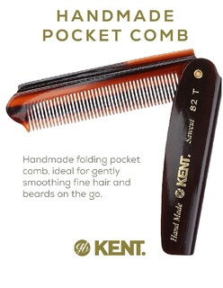 Foto 3 | Kent 82 T Peine De Bolsillo Plegable Corte Fino Hecho A Mano