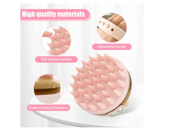 Foto 4 pulgar | Masajeador De Cuero Cabelludo, Cepillos Para Ducha Cabello