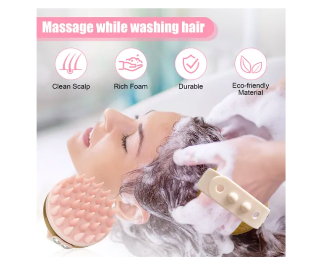 Foto 5 pulgar | Masajeador De Cuero Cabelludo, Cepillos Para Ducha Cabello