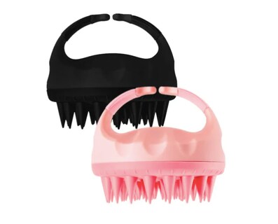 Foto 1 | Cepillo Masajeador De Cuero Cabelludo P/ducha Silicona 2pcs