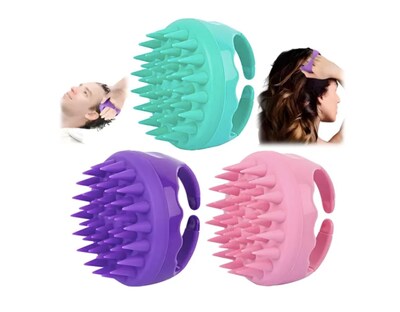 Foto 1 | 3 Cepillos Para Ducha Cabello Masajeador De Cuero Cabelludo