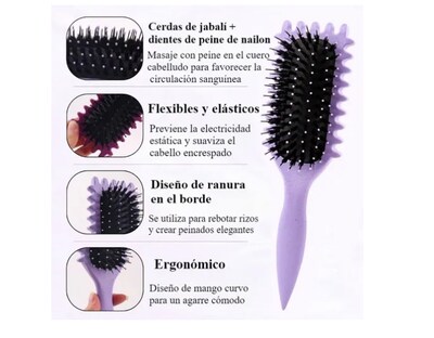 Foto 3 | Xtellar Gki, Cepillo Aspiracional Para Bounce Curl Con Diseño Innovador