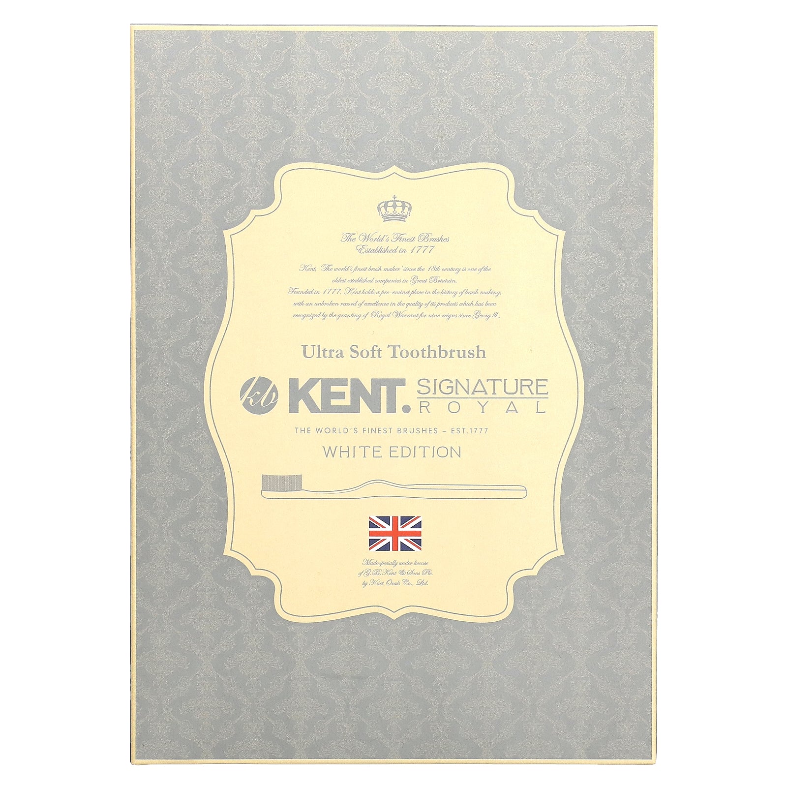 Foto 2 | Cepillo De Dientes Kent Signature Royal White Edition Ultra Soft, Paquete De 5 - Venta Internacional.