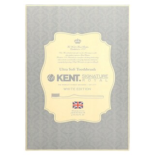 Foto 2 | Cepillo De Dientes Kent Signature Royal White Edition Ultra Soft, Paquete De 5 - Venta Internacional.